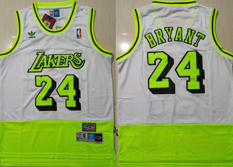 2020 Men Los Angeles Lakers 24 Bryant white new style Game Nike NBA Jerseys #2 Print